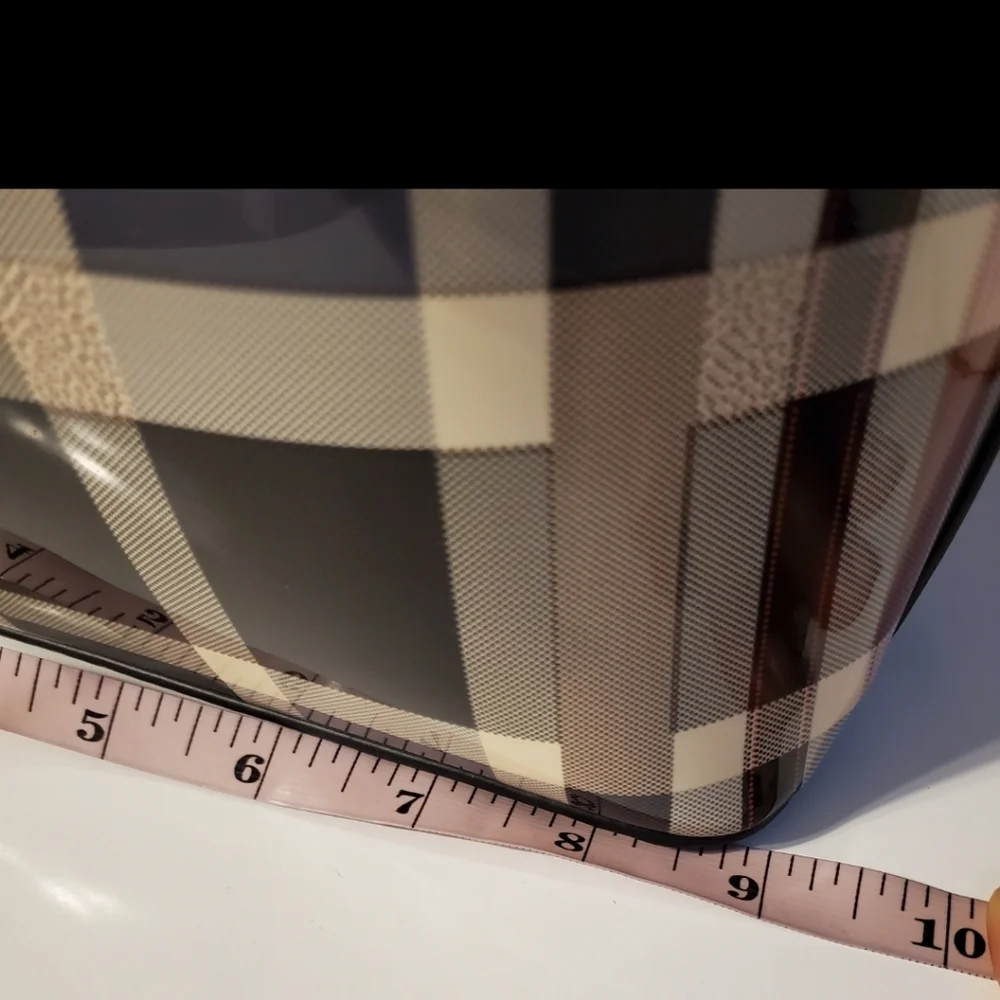 Stylish Plaid Mini Tote Bag